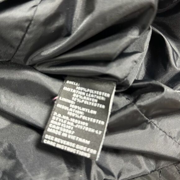 Jones New York Black Quilted Button Jacket Size Large - Picture 9 of 10